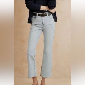 Banana Republic women sz 30/10 Flare Crop denim Jeans High